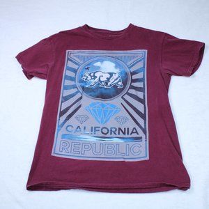 Take That California Republic Men's Large Maroon Bailey Apparel Unisex T-Shirt